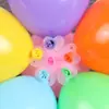 Novo balão flor de ameixa clipe acessórios decorativos modelagem seis em um balão clipe balão fivela flor acessórios atacado