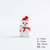 Sombrero de Punta Navideño Muñeco Enano Accesorios Hechos a Mano DIY Colgante para Llavero Material de Resina Accesorios Navideños