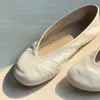 Zapatos Casuales de Moda para Mujer 2026, Estilo Simple Versátil, Zapatos Planos Blancos de Punta Redonda Suaves para Ponerse Fácilmente