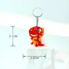 Chaveiro Pingente de Dinossauro Fofo para Mochila Escolar PVC Desenho Animado Cola Macia Joia DIY Chaveiro de Presente Amazon