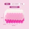 Molde de Bandeja de Hielo de Silicona para Uso Doméstico con Tapa, Dispositivo Creativo de Congelación Rápida de Cubitos de Hielo con Forma de Panal, Molde para Bebidas Frías de Verano