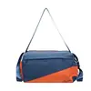 Bolsa de viaje corta de moda con bloques de color, bolsa de hombro para deportes y fitness, para montañismo al aire libre, yoga, natación, bolsa de almacenamiento con separación de compartimentos secos y húmedos