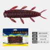 Shark 10 Piezas de Señuelo de Hundimiento Lento Cebo Suave, Cebo Suave con Forma de Crisálida de Cigarra, Cebo Biónico de Papa, Gusano Suave, Lubina, Pez Negro y Pez Negro
