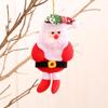 Janela de Natal Árvore de Natal Boneco de Neve Velhinho Pingente Decoração Acessórios Acessórios Tecido de Natal Pingente Suprimentos para Fantasia