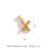 Accesorios de Colgante de Letra Inglesa Joyería Exquisita de Acero Inoxidable Accesorios para Collares Joyería Hecha a Mano para Bricolaje Versátil para Mujeres