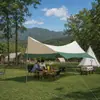 Toldo de Camping Mariposa Ampliar Picnic Camping Sombrilla Protector Solar Impermeable Tela de Toldo Nubes Voladoras Tela de Tienda