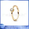 Pandora S925 Cobre Branco Banhado a Prata Outono Setembro Nova Moda Anel Brilhante com Diamante Anel de Melhor Amiga Feminino