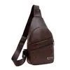 2023 transfronterizo nuevo casual para hombre al por mayor bolso de hombro deportes al aire libre bolso de pecho para hombre pu bolso mensajero para viajes de negocios