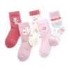 Calcetines de ratón de seis dedos para niños, otoño, niñas y niños, grandes, de algodón grueso y tubo largo, para estudiantes, otoño e invierno.