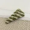 Pinza de Pelo Tejida a Cuadros de Colores Estilo Coreano, Pinza Lateral Versátil y Elegante para Mujer, Pinza de Hilo para el Cabello, Pinza para Flequillo, Pinza de Pelo para la Parte Posterior de la Cabeza
