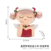 Nuevo Maceta de Florero de Niña de Dibujos Animados Linda Paisaje de Escritorio de Oficina Dispositivo de Flor en Maceta Resina Jardinería Contenedor de Suculentas de Jardín