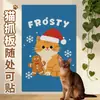 Pegatina de Pared para Rascar Gatos, Duradera y que no Suelta Pelusa, Pegatina de Garra de Gato Montada en la Pared, Juguete para Gatos, Tabla Rascadora Vertical para Gatos Montada en la Pared