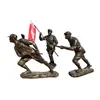 Creando Esculturas de Personajes de Fibra de Vidrio que Imitan el Bronce, Conmemorando Héroes (Héroes Significa: Héroes, que es una mala traducción y debería ser OOrS) del Ejército de la Octava Ruta en Parques y Lugares Pintorescos, Resistente al Exterior y al Clima