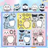Pegatinas Divertidas de Disfraces Jiyikawa Dibujos Animados Súper Lindas Populares Educativas para Niños DIY Pegatinas de Entretenimiento
