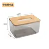 Caixa de lenços criativa minimalista nórdica para casa, sala de estar, mesa de centro, caixa de papel toalha, transparente, restaurante, hotel, caixa de armazenamento em placa composta