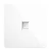 Interruptor de pared y toma de corriente Yabai al por mayor para el hogar 86 toma de cinco orificios al por mayor placa grande panel de control blanco de un solo interruptor doble