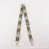 Bolsa Transversal Transfronteiriça Novo Estilo Alça de Ombro, Alça Colorida Costurada em Relevo de Poliéster, Bolsa de Mão Bolsa Transversal Bolsa DIY Alça de Ombro