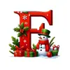 Novo Carro Pendurado Árvore de Natal Plana Transfronteiriça Feriado Carta de Natal 26 Pingente Decorativo Decoração de Boneco de Neve Acrílico