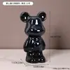 Ornamento Urso Violento de Cerâmica Amoroso para Casal Presentes Criativos Presentes de Dia dos Namorados Aniversário Ornamentos para Decoração de Janela de Casa