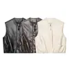 Comercio Exterior Transfronterizo Ropa para Mujer Primavera y Otoño 2026 Moda Europea y Americana Versátil Casual Simple Chaleco de Piel Sintética Lavada para Mujer L4688