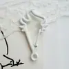 Llavero DIY de Aleación de Zinc con Temática de Helado, Colgante para Bolso, Versión de Color Duradero Electroplateado, con Resorte y Abrible