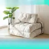 Diretamente da fábrica: sofá compactado a vácuo, sofá-cama preguiçoso estilo tatami, off-white, para uma pessoa, dobrável, pode ser usado para dormir ou relaxar