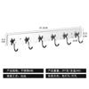 Ganchos de Acero Inoxidable sin Clavos de Múltiples Filas Transfronterizos con Adhesivo Fuerte para Cocina y Baño, Ganchos de Pared sin Clavos, Ganchos de Pared Adhesivos sin Rastro