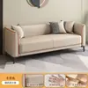 Sofá Sala de Estar Simples Moderno Novo Pequeno Apartamento Quarto de Aluguel Quarto Loja de Roupas Área de Descanso Sofá Reto Duplo
