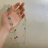Sinfonía DulceCollar de Cuentas Coloridas de Dopamina Cadena de Clavícula Multicapa Gargantilla