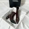 Botines de Diseño Nicho para Mujer 2026 Cremallera Trasera Botines Adelgazantes Estilo Socialité Adelgazantes Botas de Tacón Alto Nude