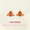 Vietnam Oro accesorios diy Pulsera de la suerte del Zodíaco Dragón pulsera collar pulsera con cuentas mujeres oro antiguo gota de aceite