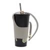 Capa de couro PU portátil para copos, copo de café isolado, embalagem externa para copos, capa ajustável para copos, universal
