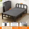 Cama Plegable para Uso Individual, Cama Sencilla para Uso en Casa, Esencial para Siestas en la Oficina, Cama de Campaña, Cama para Siestas en Dormitorios, Cama Pequeña para Adultos, Cama de Hierro