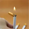 Tienda de Diez Yuan Encendedor de Cigarrillos Fino Simulación Rueda de Pedernal Set para Fumar Novedad Fabricante Transfronterizo Mini Regalo de Negocios