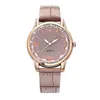 Relógio de Pulso Feminino Moda Comércio Exterior Couro de Crocodilo Sombra Interna Mostrador Digital Liga Metálica Relógio Feminino Relógio de Quartzo
