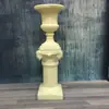 Casamento Coluna Romana Dourada Vaso de Flores Prateleira Guia de Estrada Listrado Europeu Troféu Fibra de Vidro Adereços de Casamento