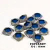 Vidrio Checo Importado Retro Dorado Gota de Agua Estrella Cuentas de Navidad Antiguas DIY Cadena de Teléfono Móvil Pendientes Collar Cuentas