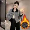 Novedad Otoño e Invierno Tops Cortos con Forro Grueso, Estilo Pequeño Fragante, Lujo Ligero, Chaquetas Gruesas para Personas Bajas