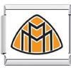 Módulo de logotipo de carro de luxo mundial de personalidade da moda DIY atacado personalidade alto senso elástico pulseira de aço inoxidável caseira