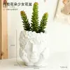 Vaso de Flores Criativo para Daminha de Honra Planta Verde Planta em Vaso Decoração Decoração de Mesa para Sala de Estar Escritório Ornamento de Paisagismo