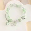Pulsera de Joyería de Nuevo Estilo, Joyería de Cuentas de Cristal Estilo Coreano, Pareja, Estudiante, Pulsera Infantil, Joyería para Niñas al por Mayor
