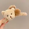 Lindo Pinza para el Cabello de Peluche para Mujer, Pinza de Alto Nivel 2025 Nuevo Otoño e Invierno, Pinza de Tiburón Accesorio para el Cabello para la Parte Posterior de la Cabeza