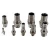 Conector de Tubo de Silicone Macho Rosca g Aço Inoxidável Rosca Macho Npt Crimpagem Hexagonal Resistente à Corrosão