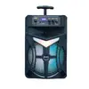 Venta al por mayor de fábrica BT-2074 altavoz alta potencia graves audio para baile cuadrado móvil exterior Bluetooth con asa extensible