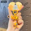 Llavero Auténtico de Stitch Serie Panadería Colgantes de Pareja Muñecas Exquisitas con Cuentas Soporte para Llaves de Teléfono Coche
