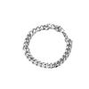 Collar geométrico cuadrado para hombre, de alta gama, sin color, combina con todo, accesorios personalizados, collar de acero de titanio, pulsera, pendientes, traje