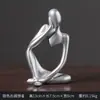 Ornamentos de Pensador Vazado Selecionados Cuidadosamente Frete Grátis Ornamentos de Dropshipping Transfronteiriço Escultura Vazada de Resina Ecológica