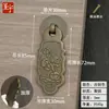 Chengyu novo estilo chinês gaveta de cobre cobre alça de porta de armário de guarda-roupa pingente dragão e fênix único furo tag pequena alça