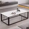 Nuevo Juego de Mesa de Té para Oficina Estilo Italiano Área de Lounge Simple Moderno Casual Sofá de Recepción Sofá para Reuniones de Negocios