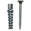 Tubo de Expansión de Hierro Metálico Reemplaza Tacos de Plástico Taco de Expansión de Hierro Dentado Tornillo de Expansión de 6 mm 8 mm Tipo Reforzado Autorroscante